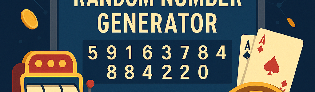 The Role of Random Number Generators
