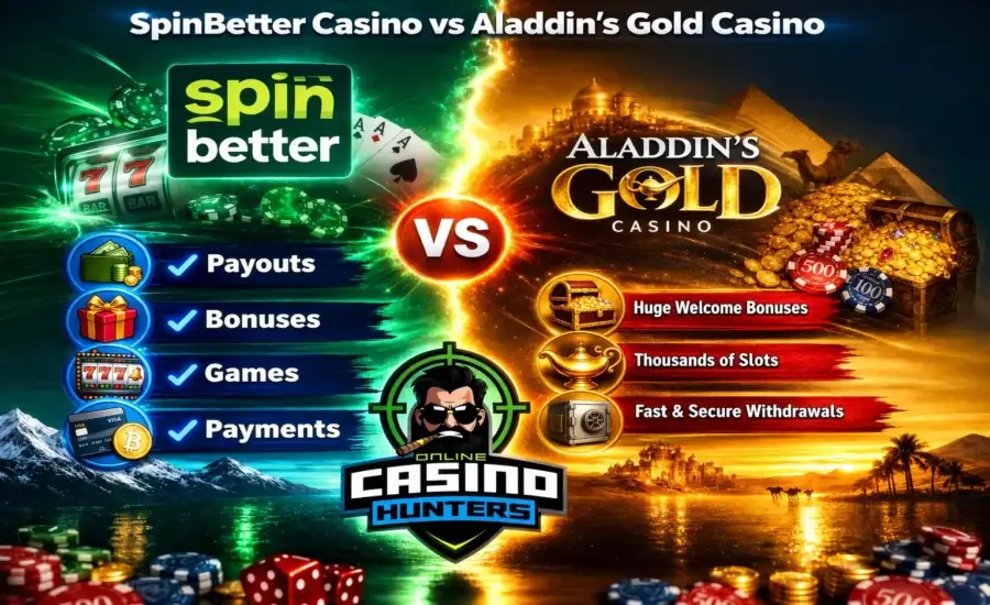 SpinBetter Casino vs Aladdin’s Gold Casino