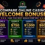 Compare Online Casino Welcome Bonuses