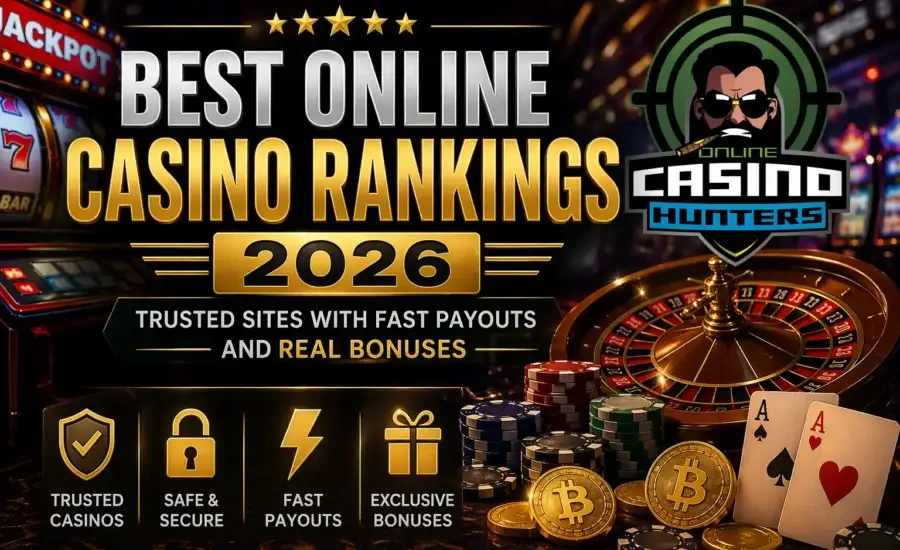 best online casino rankings 2026 trusted sites with fast payouts and real bonuses