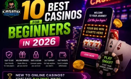 10 Best Casinos for Beginners in 2026