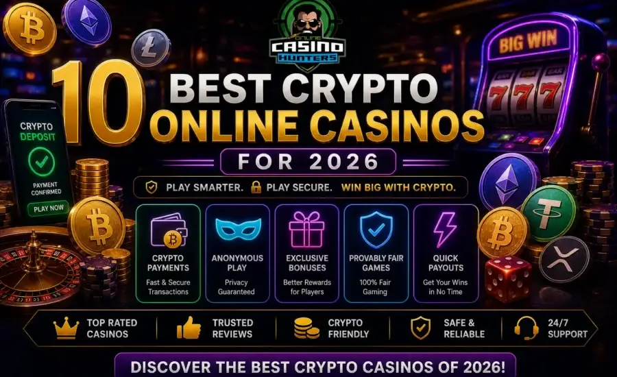 10 Best Crypto Online Casinos for 2026