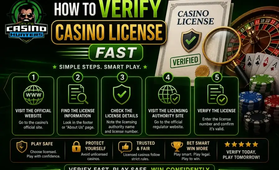 How to Verify Casino License Fast