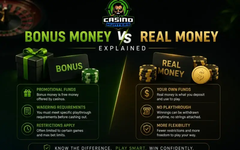 Bonus Money vs Real Money Explained