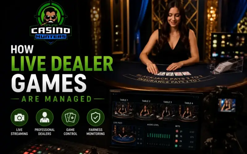 How Live Dealer Games Are Managed